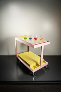 Chef Tino Light Trolley - Pink/Lime Yellow