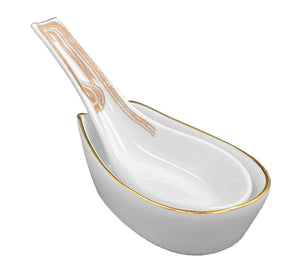 Art Deco Garden - Chinese Spoon with Spoon Holder Set