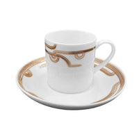 Art Deco Garden - Coffee Cup with Saucer 80 ml