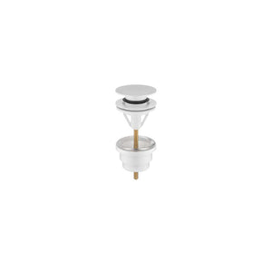 Dornbracht 10125970-10 Basin Waste w/Overflow Push-to-close 1-1/4" in Matt White
