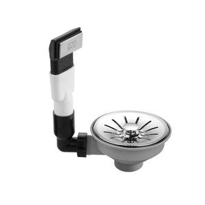 Dornbracht 10400003-85 Sink Pop-up Waste & Overflow in Polished High-Grade Steel