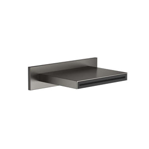 Dornbracht 13415979-99 WATER SHEET Wall-mounted Bath Mixer Cascade Spout in Dark Platinum Matt