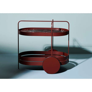 1140.268, Frame Mahogany Red 268, Top Rosso Lepanto Dark Marble