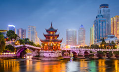 Guiyang, China. The country on Wednesday will drop its Covid-19 test requirement for inbound travelers.