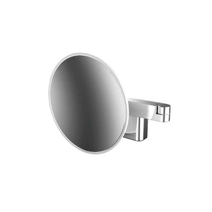 Emco 109506030 LED-cosmetic mirror Evo 2 arms, 5-times, round, direct connection, 2 switch, colour changing,  dimmable d: 209 mm, chrome
