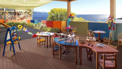 The Mandarin Oriental, Bodrum offers a Kids Club for guests ages 3 to 12 that was designed in collaboration with child-development specialists GymBoree Play & Music.