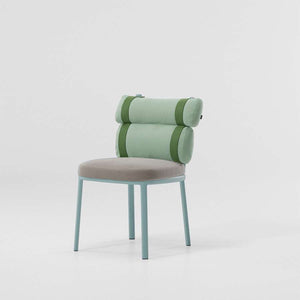 23110-009, Frame Aquamarine Aluminum 107, Back cushion Lagoon Laminate 249, Seat cushion Caribbean Laminate 298 , Straps Green straps 039