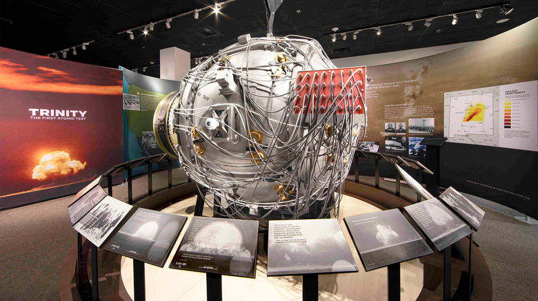 Visitors can learn about Robert Oppenheimer and all aspects of the nuclear age at the Atomic Museum in Las Vegas. Trinity was the code name of the first detonation of a nuclear weapon, dramatized in the new film "Oppenheimer."